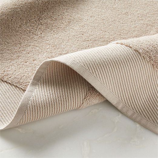 Arlow Organic Cotton Light Taupe Bath Towels
