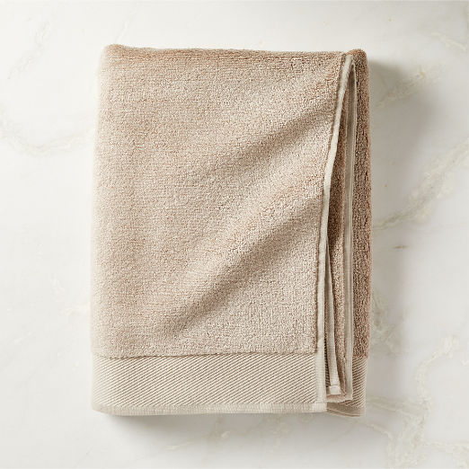 Arlow Organic Cotton Light Taupe Bath Sheet