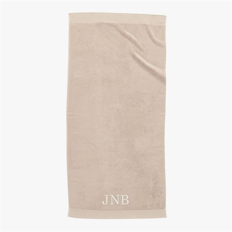 Arlow Organic Cotton Light Taupe Bath Towel - image 3 of 6