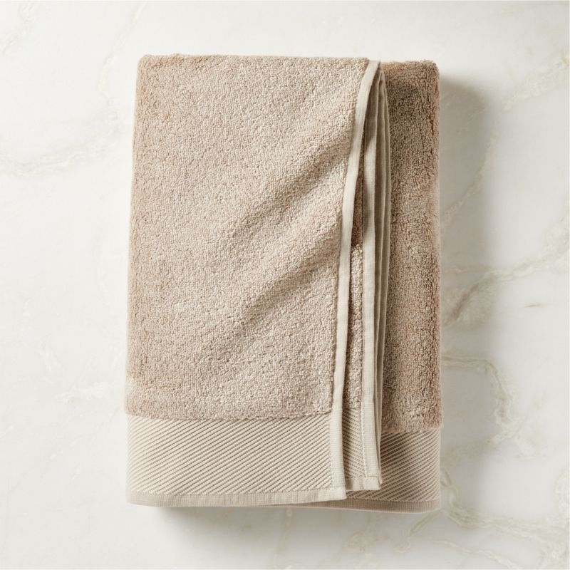 View Arlow Organic Cotton Light Taupe Bath Towel details