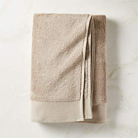 Under The Canopy Textured Organic Towel - Light Taupe Light Taupe / 6-Piece Bath Towel Set Bath