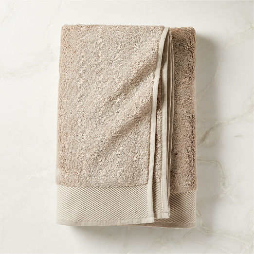 Arlow Organic Cotton Light Taupe Bath Towel