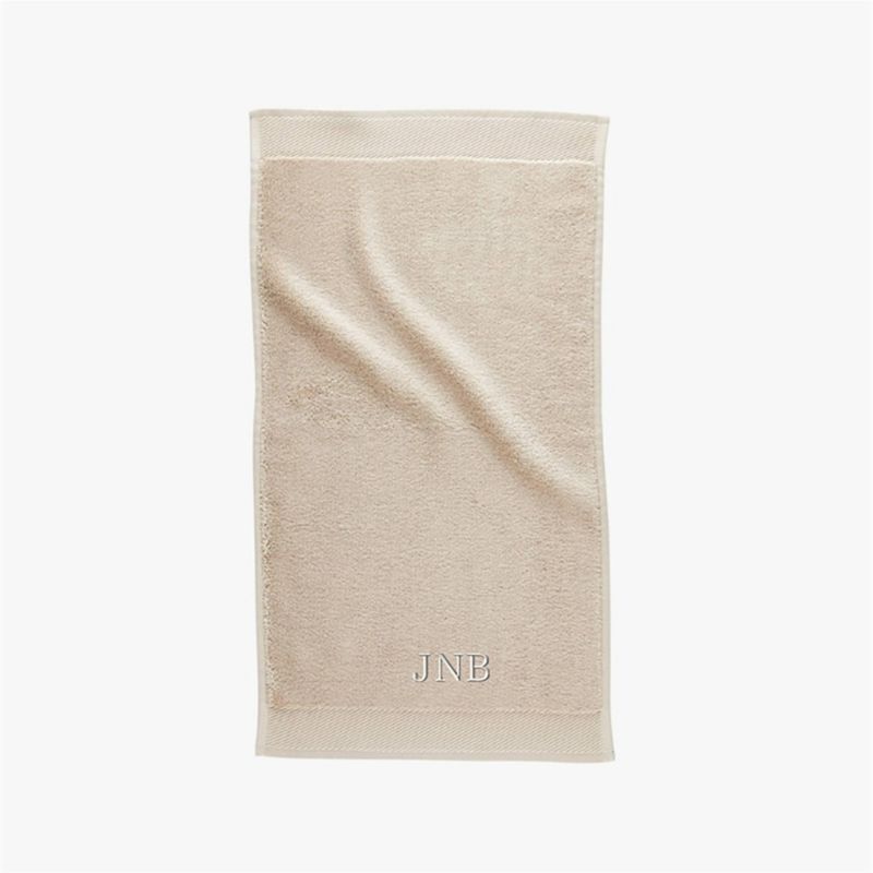 Arlow Organic Cotton Light Taupe Hand Towel - image 3 of 6