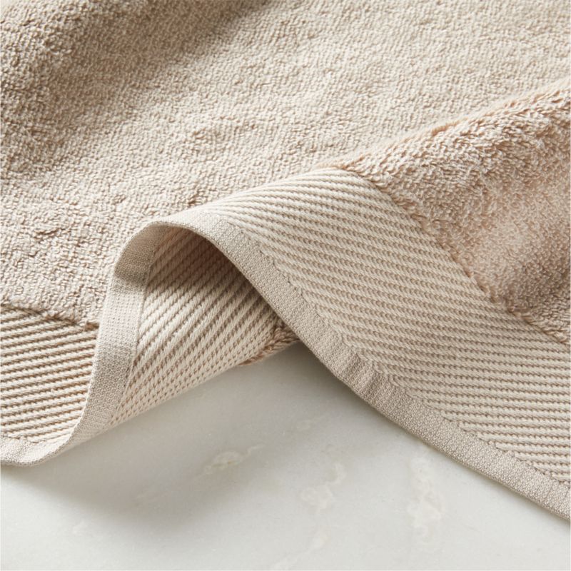 Arlow Organic Cotton Light Taupe Hand Towel - image 4 of 6