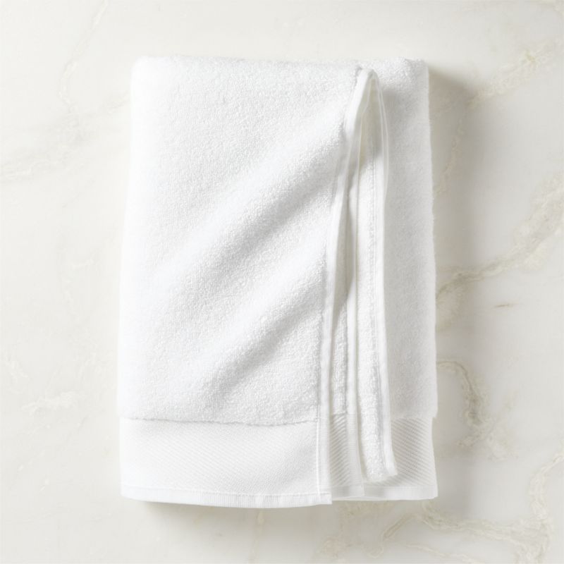 Abyss Twill Bath Towels - White  White bath towels, White hand towels,  Reversible bath rugs