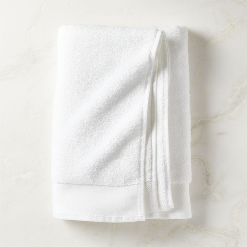 Purely Organic Bliss 100% Organic Cotton Bath Towel (White, 2)