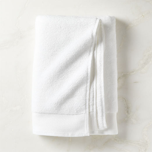 Arlow Organic Cotton White Bath Towel