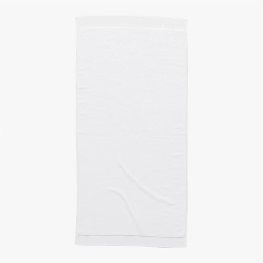 Arlow Organic Cotton White Bath Towel