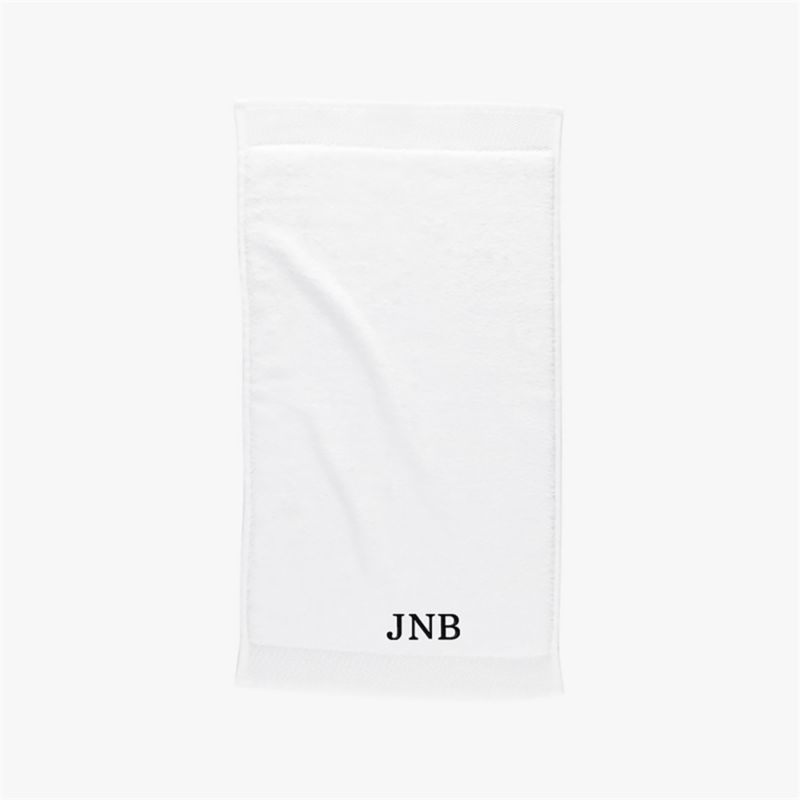 Arlow Organic Cotton White Hand Towel - image 3 of 6