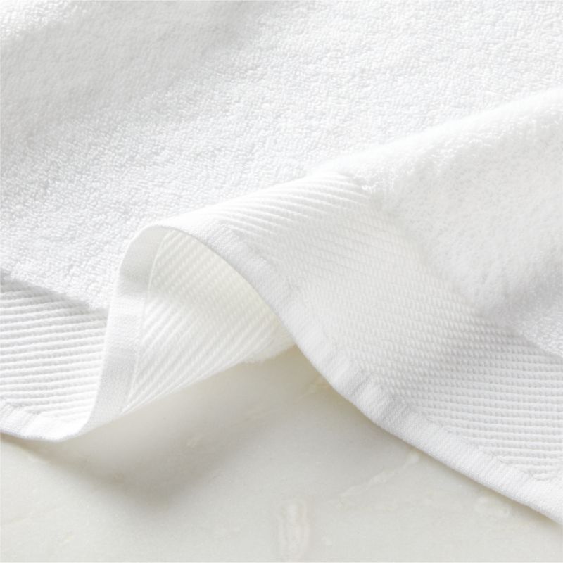 Arlow Organic Cotton White Hand Towel - image 4 of 6