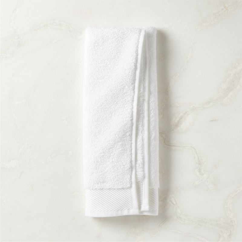 Arlow Organic Cotton White Hand Towel - image 0 of 6