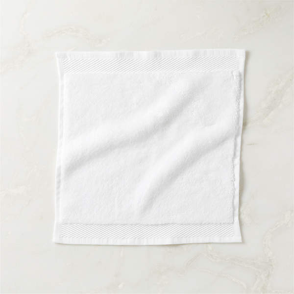 Arlow Organic Cotton White Bath Towel Set