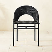 Arly Light Brown All-Weather Rattan Dining Chair