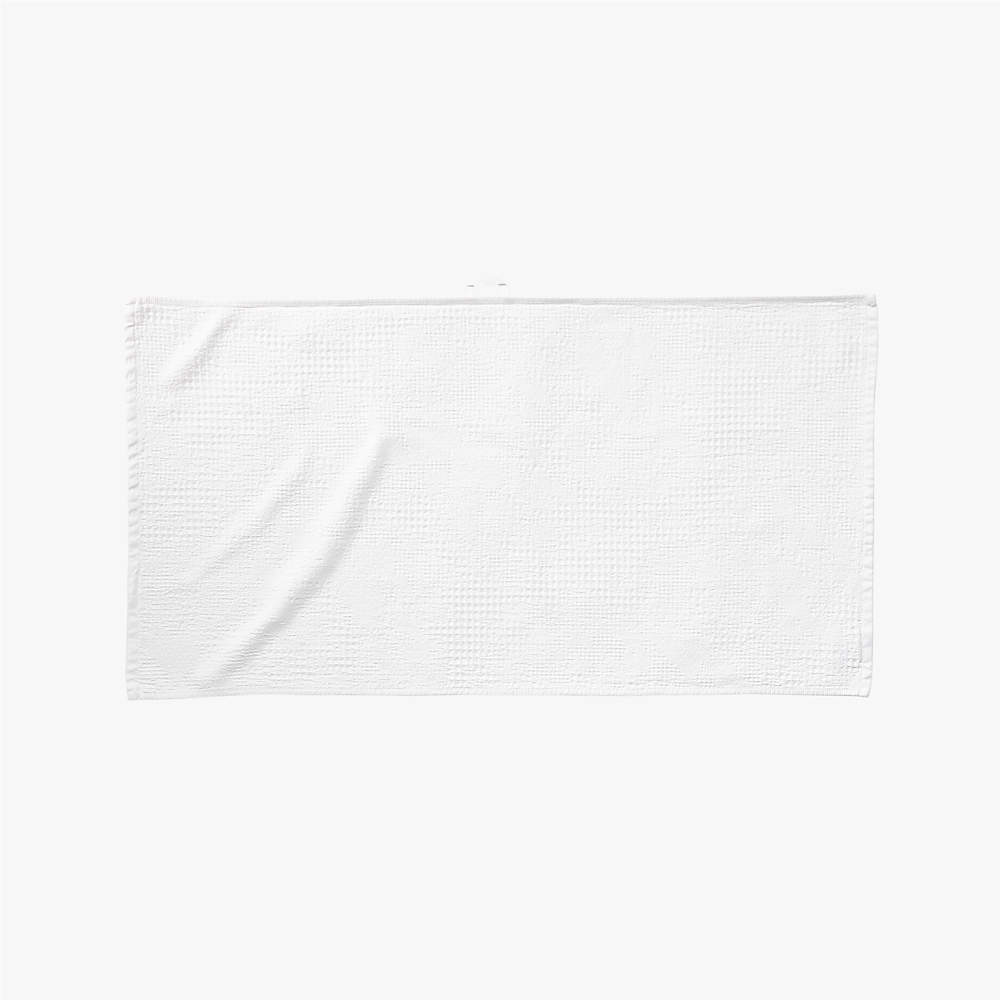 Armela Organic Cotton White Waffle Washcloth + Reviews