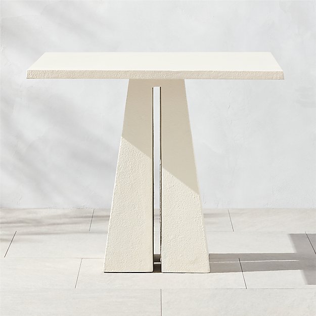 White bistro table outdoor discount