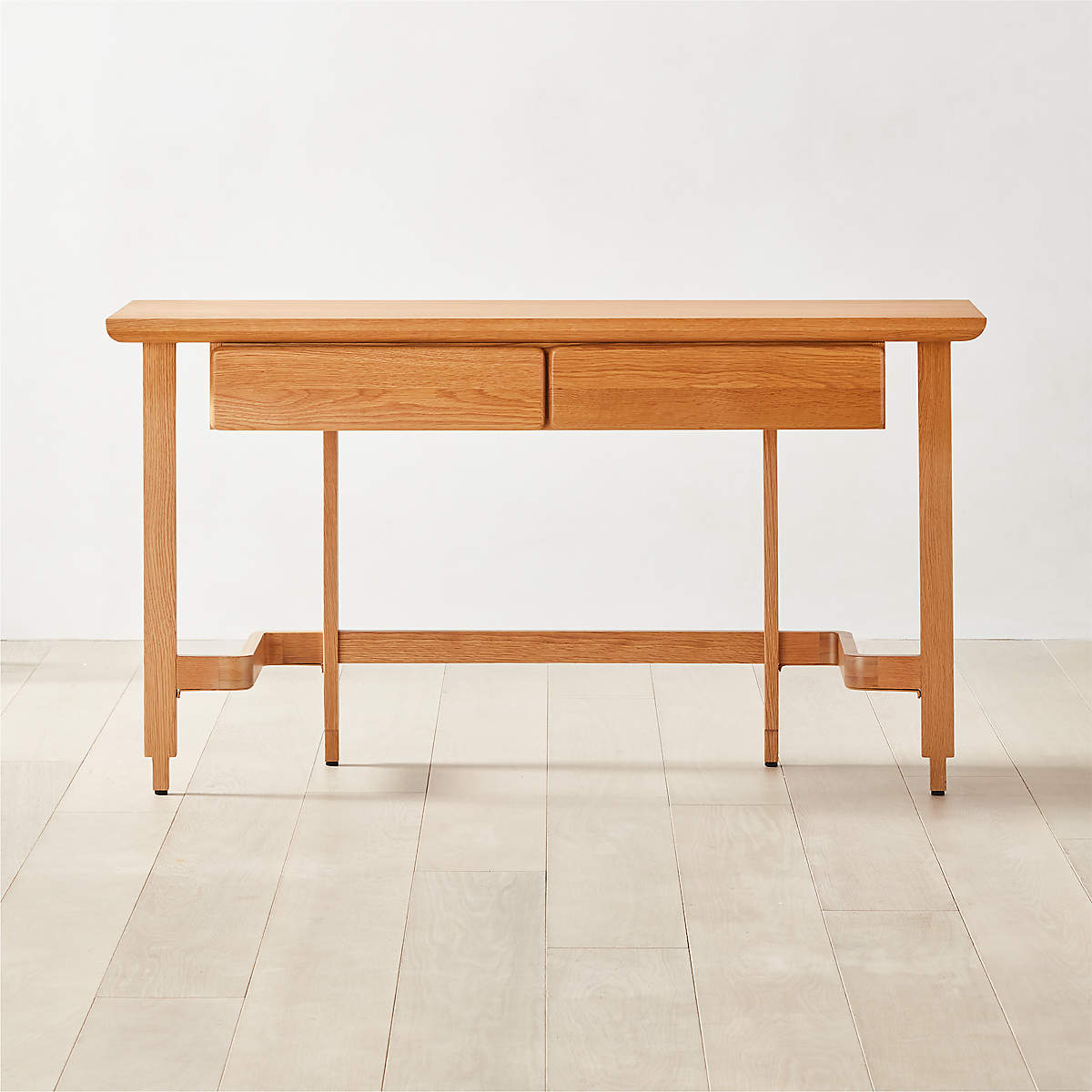 Arroyo Oak Wood Console Table by Lawson-Fenning | CB2