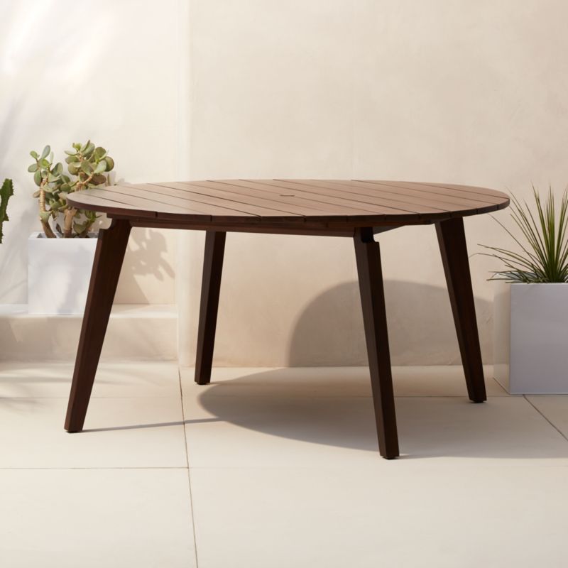 Round Dining Tables Cb2 Artemis Round Dining Table