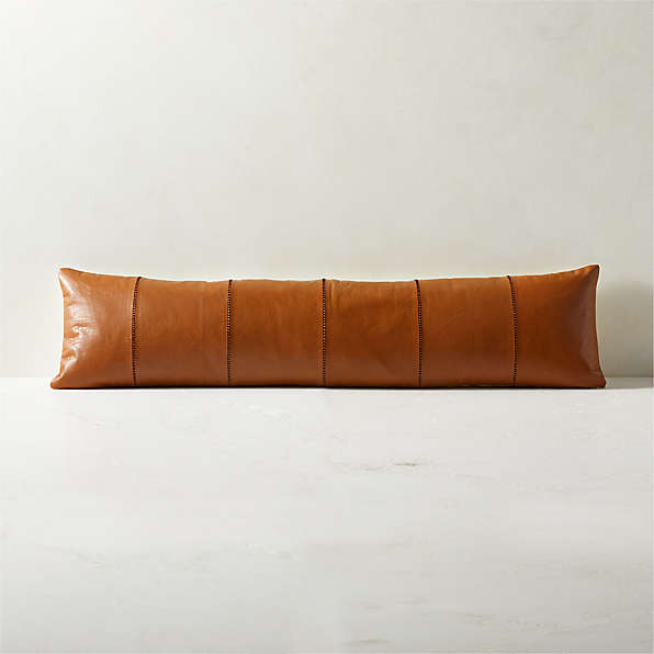 Large leather pillows hotsell