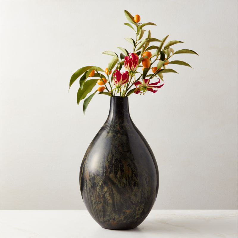 Arvada Patina Black Vase - image 0 of 5