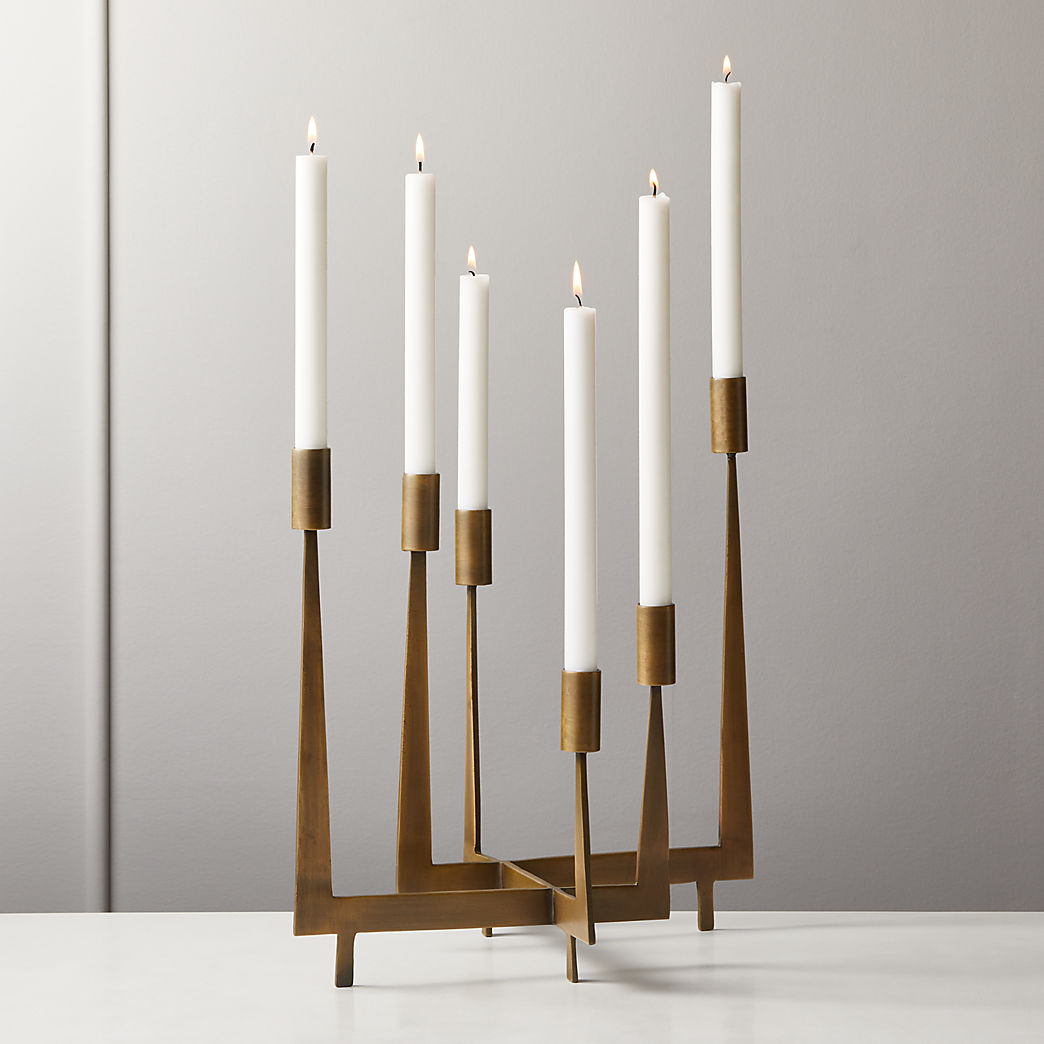 Unique Candle Holders Taper Pillar And Tea Light Cb2