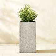 Ortice Round White Indoor/Outdoor Planter Short