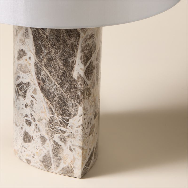 Ashtin Grey Marble Table Lamp - image 2 of 5