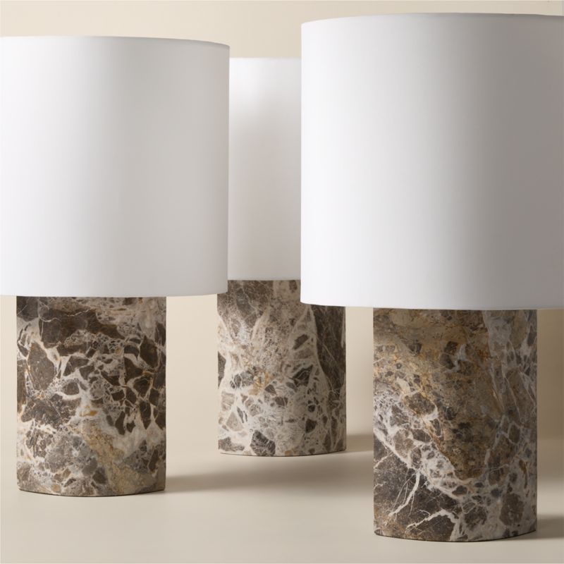 Ashtin Grey Marble Table Lamp - image 3 of 5