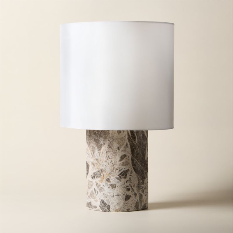 Ashtin Grey Marble Table Lamp - image 4 of 5