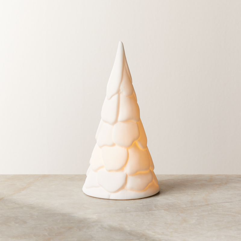 Aspen Bone China Christmas Tree Figure 6" - image 0 of 7