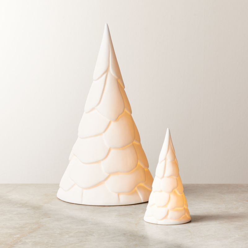 Aspen Bone China Christmas Tree Figure 6" - image 1 of 7