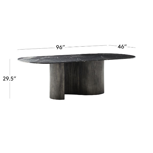 Modern Oval Dining Tables for Dining Rooms and Kitchens | CB2 Canada