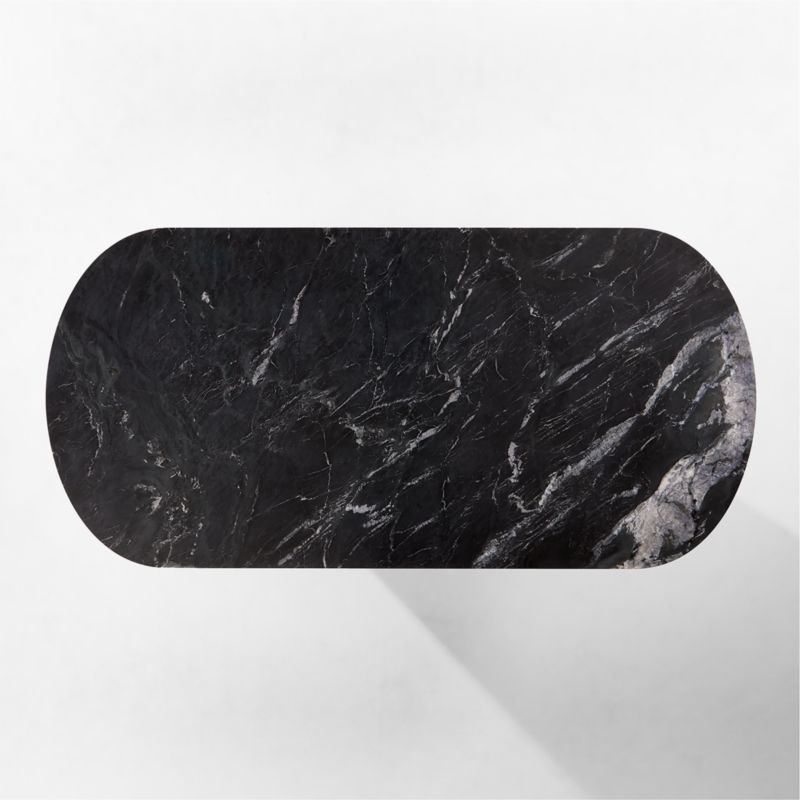 CB2 - March Catalog 2020 - Sharp Black Marble Magnetic Knife Block