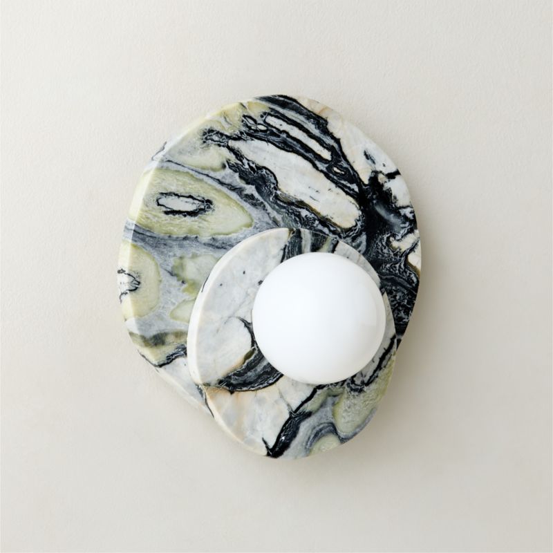Astr Floral Jade Wall Sconce - image 5 of 10