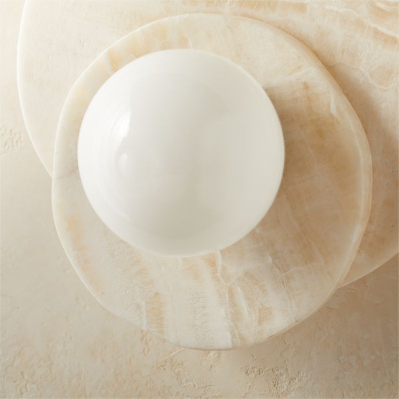 Astr White Onyx Wall Sconce - image 3 of 12