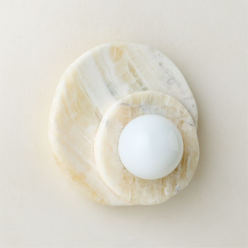 Astr White Onyx Wall Sconce - image 5 of 13