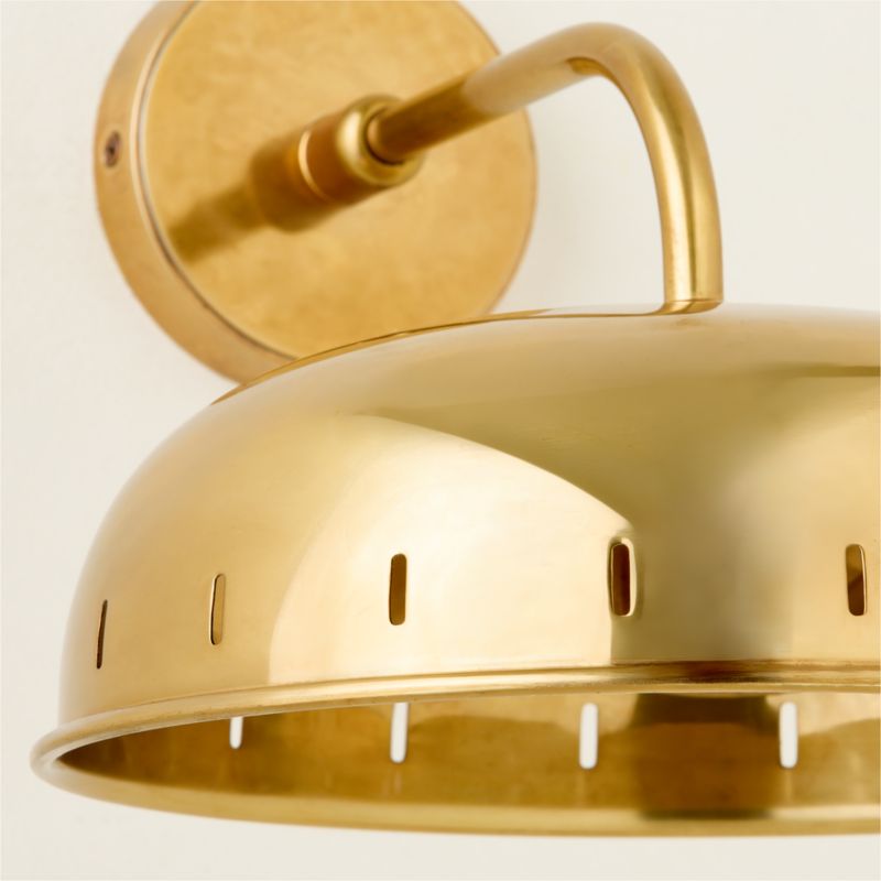 Atelier Aged Brass Wall Sconce Set of 2 by Todd Snyder - image 2 of 6
