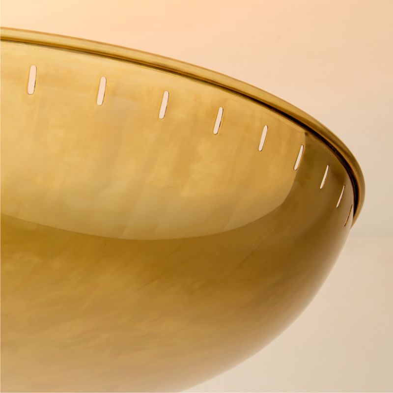 Atelier Aged Brass Semi-Flush Mount Light by Todd Snyder - image 2 of 6