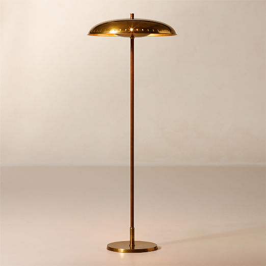 Atelier Aged Brass Floor Lamp by Todd Snyder