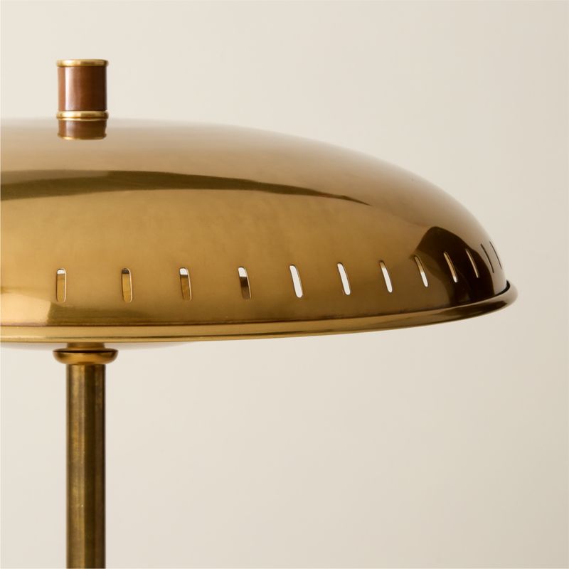 Atelier Aged Brass Table Lamp by Todd Snyder - image 2 of 7