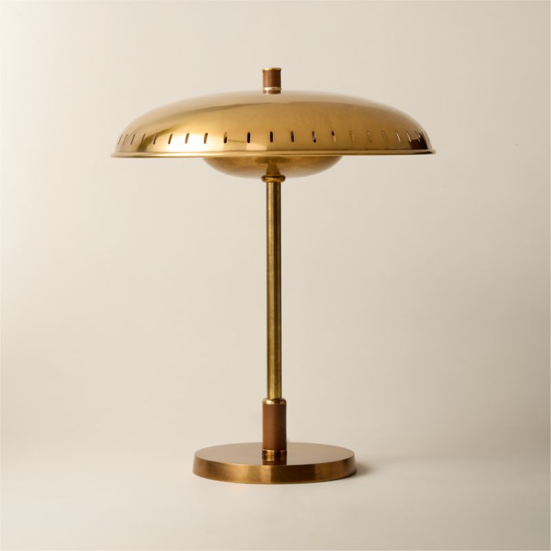 Atelier Aged Brass Table Lamp by Todd Snyder - image 3 of 7