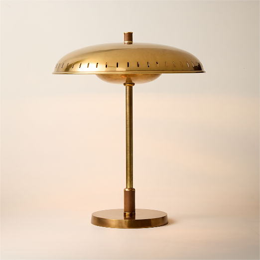 Atelier Aged Brass Table Lamp by Todd Snyder