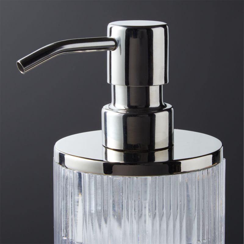 Athena Ribbed Glass Bath Accessories