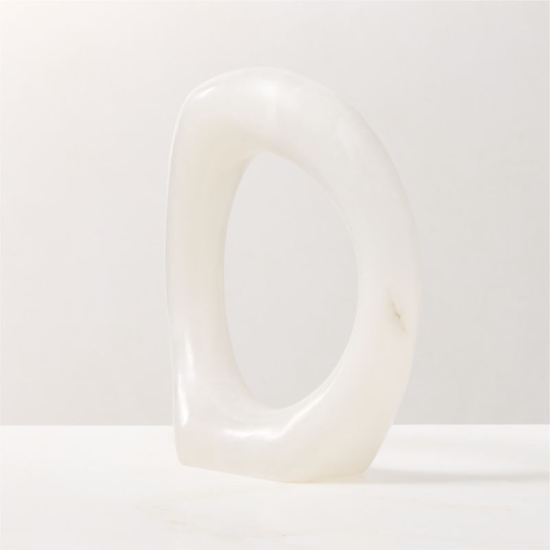 Atmosphere Alabaster Ring Sculpture - image 3 of 5