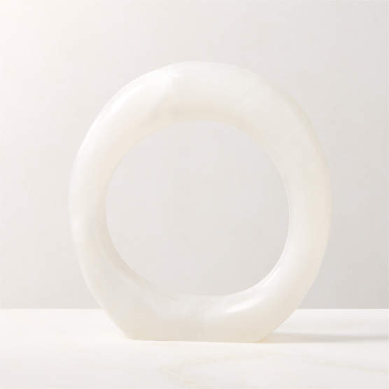 Atmosphere Alabaster Ring Sculpture