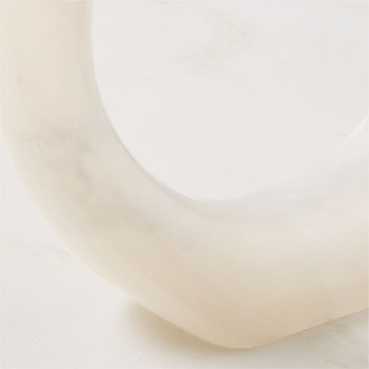 Atmosphere Alabaster Ring Sculpture