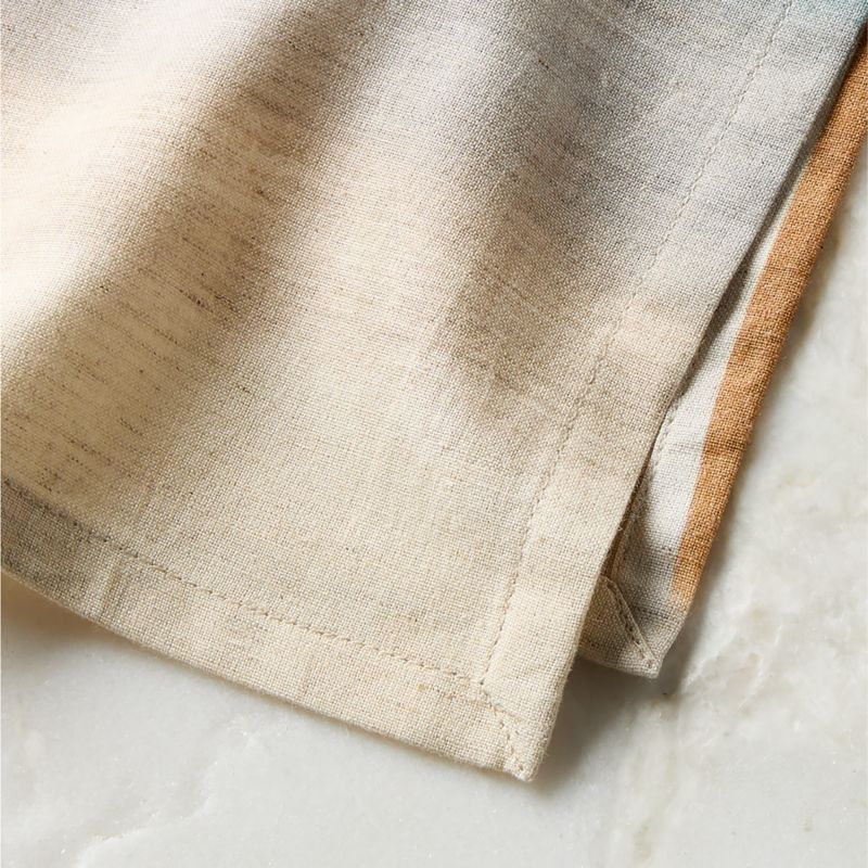 Attica Sienna Brown Cotton and Linen Napkin - image 2 of 4