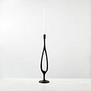 Atura Black Taper Candle Holder Medium