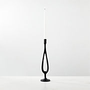 Atura Black Taper Candle Holder Large