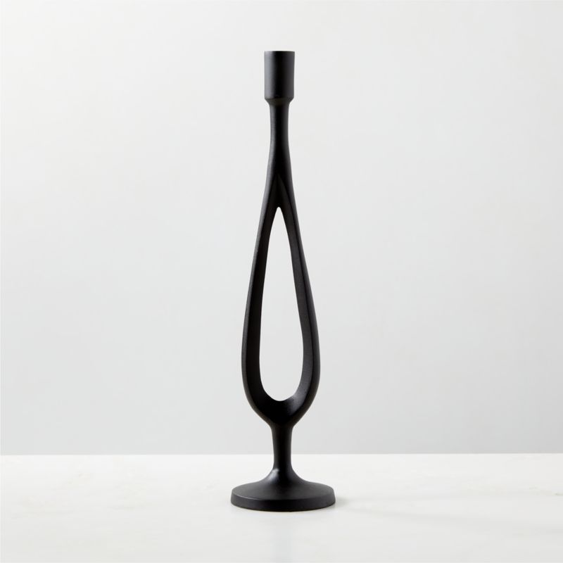 Atura Black Taper Candle Holder Medium - image 2 of 10