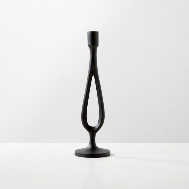 Atura Black Taper Candle Holder Small - image 2 of 10